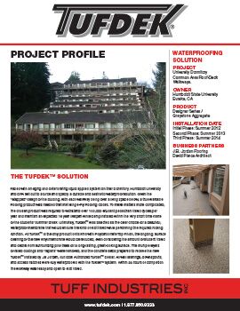 Humbolt Building project profile sheet by Tufdek