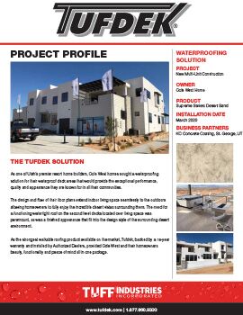 Project Profile - Cole West Homes