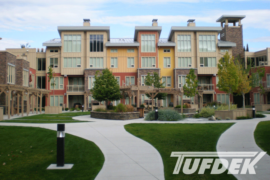 Tufdek Vinyl Decking On Multi Family Condo Building