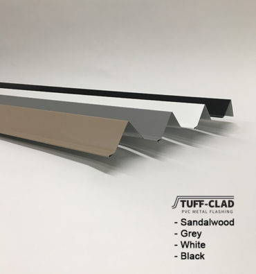 PVC metal flashings in 4 colors