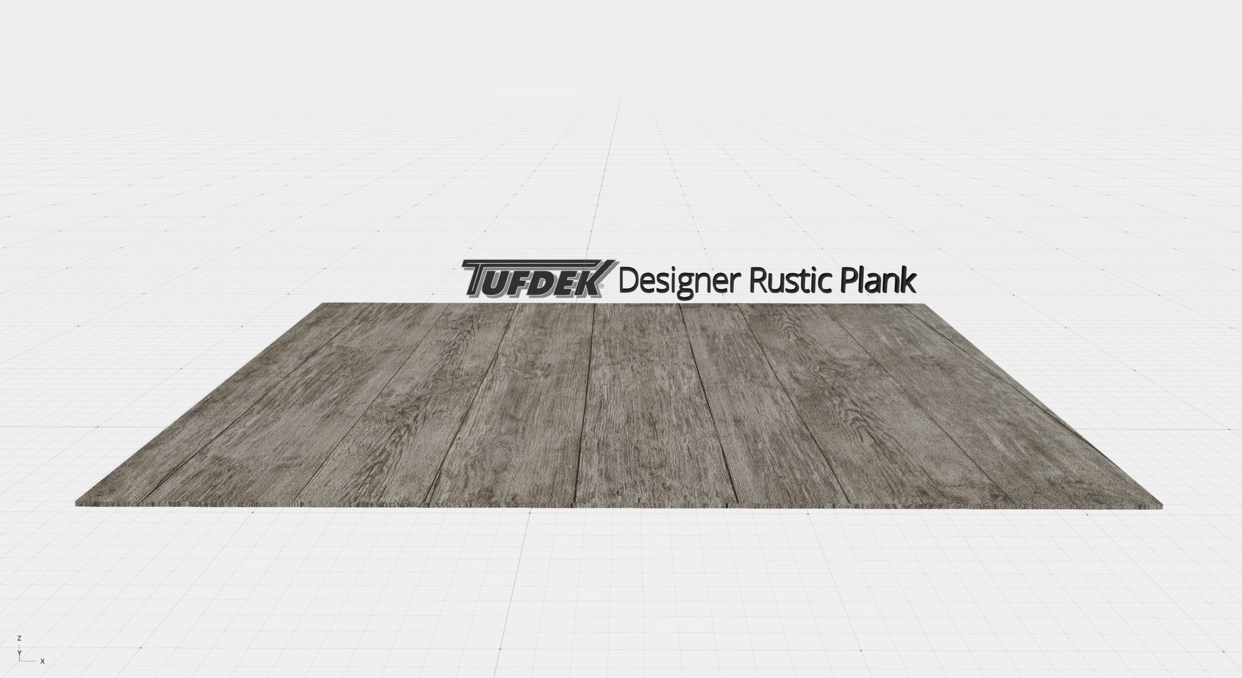 Tufdek Designer Rustic Plank AR vinyl sample