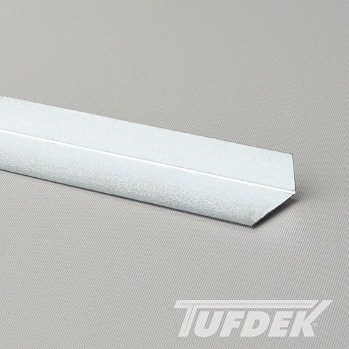 GalvanizedWallFlashing Sample of galvanized wall flashing for vinyl decking installation