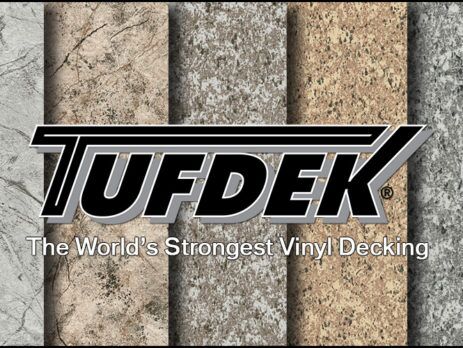 Tufdek vinyl decking sample colors and textures