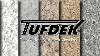 Tufdek Vinyl Decking Sample Colors and Patterns.