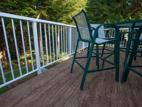 TUFDEK DESIGNER BIRCH VINYL PLANK FLOORING INSTALLED ON SUNDECK