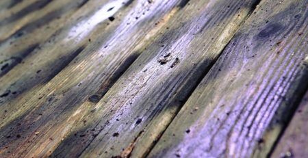 IMAGE OF DAMAGED WOODEN DECK SURFACE