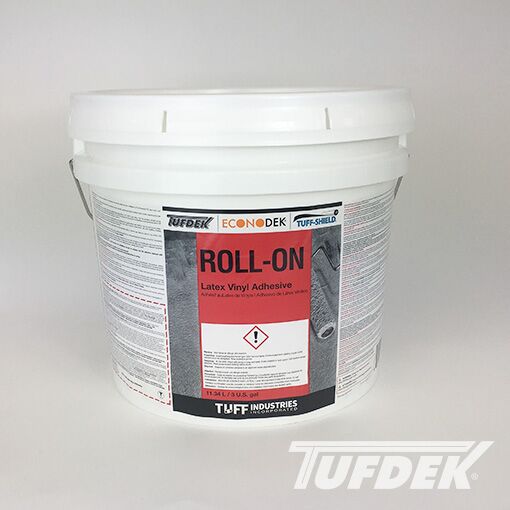 Roll-On Latex Vinyl Adhesive for Tufdek Waterproof Vinyl Decking