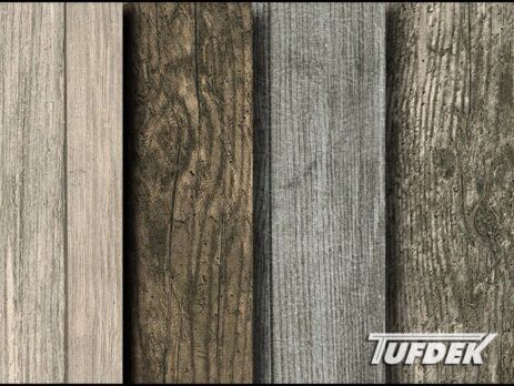 Tufdek Designer Wood Plank Decking Samples