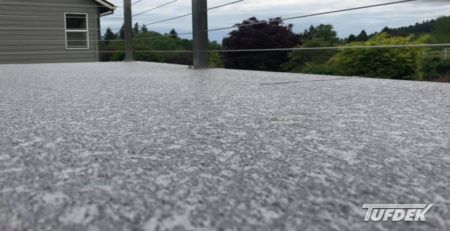 Tufdek vinyl deck surface - view from deck surface