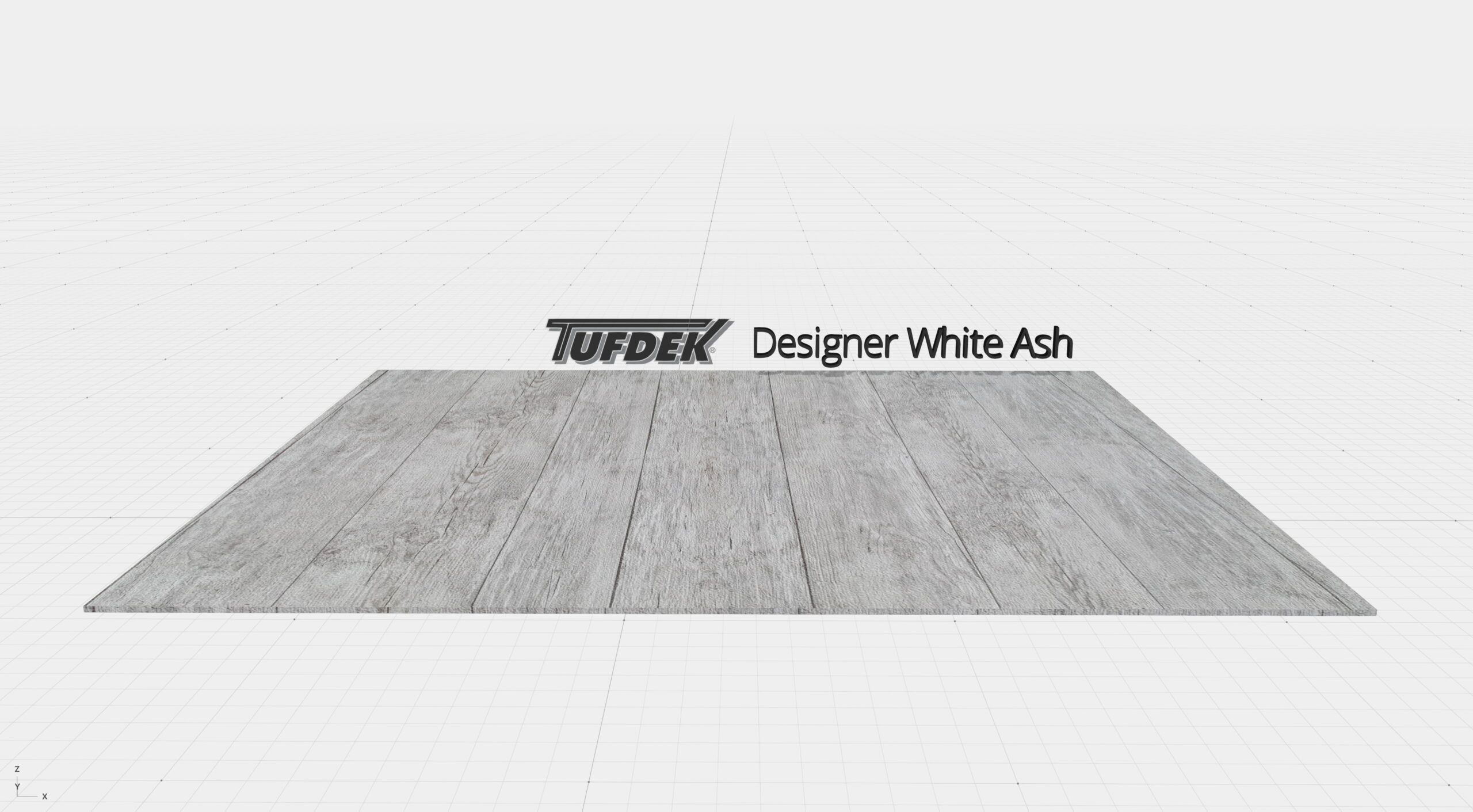 Tufdek Designer White Ash AR vinyl sample